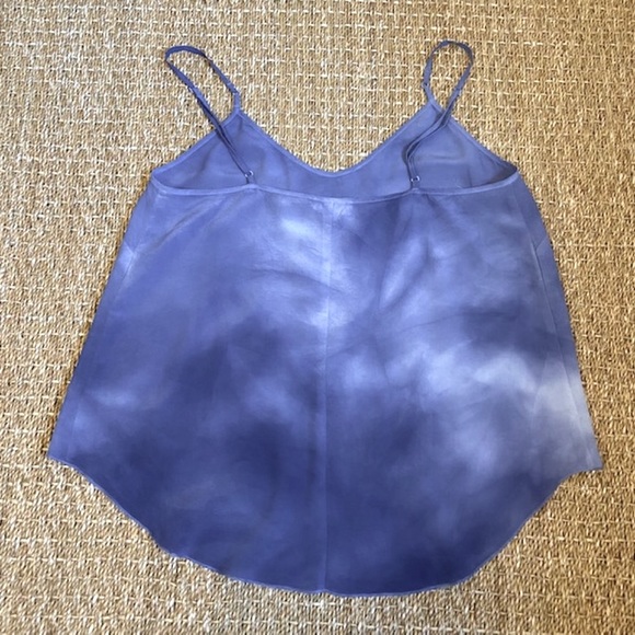 Wilfred Silk Tie Dye Periwinkle Blue Camisole - Picture 3 of 9